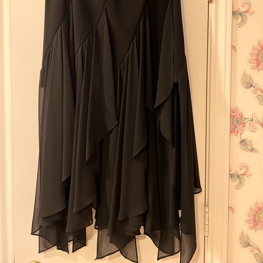 Black Joseph Ribcoff skirt size 8